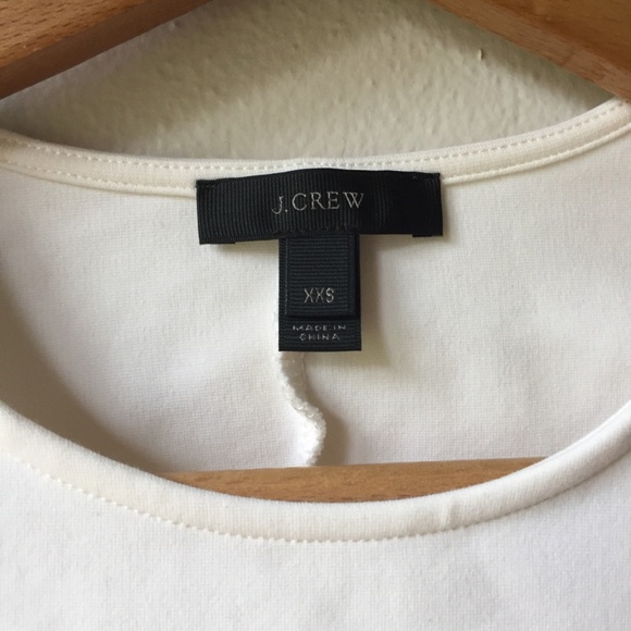 J. Crew Structured Flutter-hem T-shirt - Picture 5 of 7